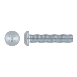 ISO 7380 - TORNILLO ALLEN CON CABEZA REDONDA. ZINCADO 04X012