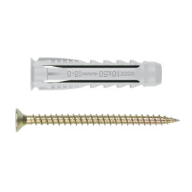 CV - T4S T.NYLON T4S + TIRAFONDO TPPO 5,0X060 ( 8 u.)