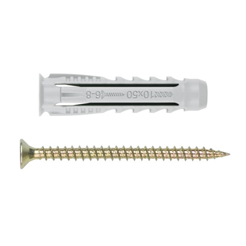 CV - T4S T.NYLON T4S + TIRAFONDO TPPO 5,0X060 ( 8 u.)
