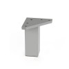 PATA MESA ALUMINIO MATE ABS - 40X80 MM