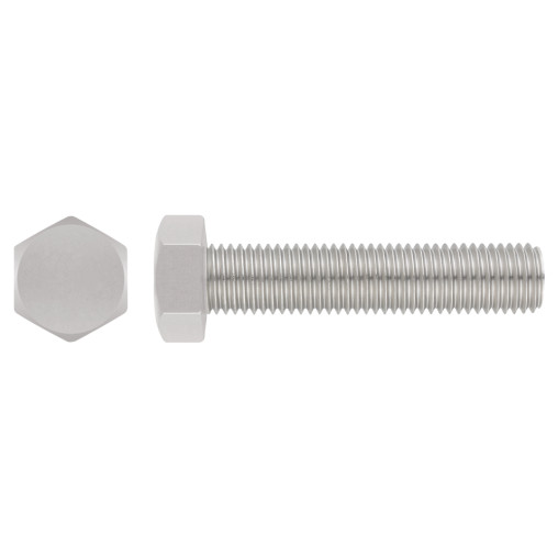 DIN933 A2 - TORNILLO HEXAGONAL INOX A2 18X080 ( 25 u.)