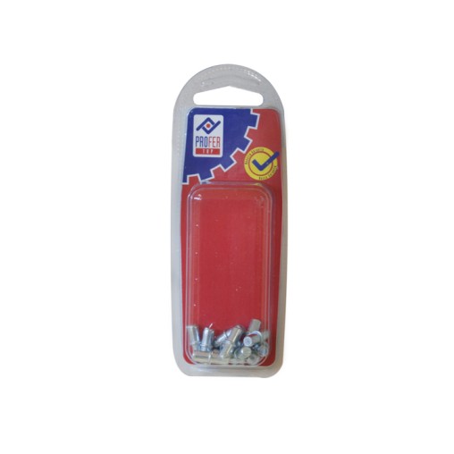PORTAESTANTE ZINCADO B 12 PZS - 5X16 MM