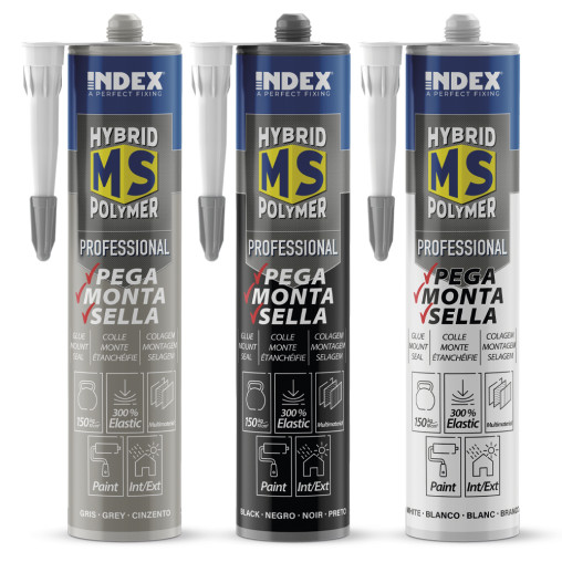 MS-PR - MS HYBRID POLYMER PROFESIONAL 290-NEGRO ( 12 u.)