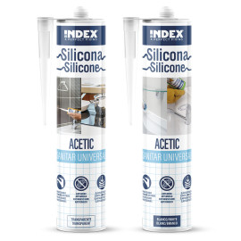 SI-UNS - SILICONA ACETIC SANITAR UNIVERSAL 280-BLANCO ( 12 u.)