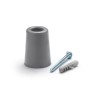 TOPE PUERTA TORN ALTO GRIS - 51X38 MM