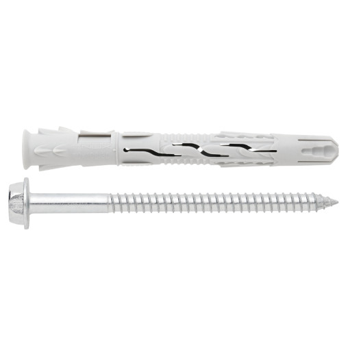 T-NUX E - TACO NYLON. TORNILLO HEXAGONAL 08X060 ( 50 u.)