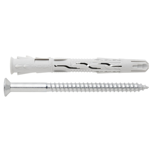 T-NUX A - TACO NYLON. TORNILLO AVELLANADO 10X060 ( 50 u.)