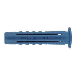 TN4S-A - TACO NYLON 4 SEGMENTOS. COLLARÍN ANCHO 06X030 ( 100 u.)