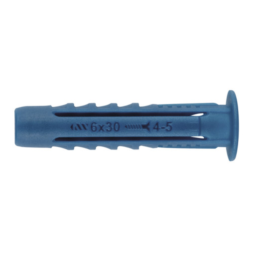 TN4S-A - TACO NYLON 4 SEGMENTOS. COLLARÍN ANCHO 06X030 ( 100 u.)