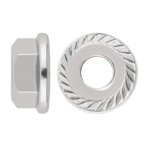 DIN-6923 A2 - TUERCA BRIDA GRAFILADA A2 M10 ( 250 u.)