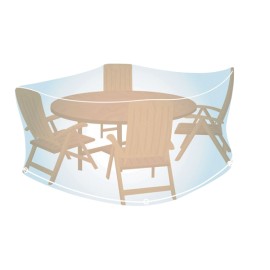 FUNDA PVC CUBRE MESA REDONDA M - 90X150 CM