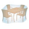 FUNDA PVC CUBRE MESA RECTANGULAR M - 90X170X150