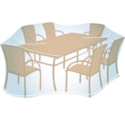 FUNDA PVC CUBRE MESA RECT/OVAL L - 90X240X165