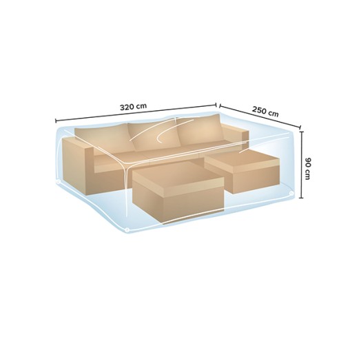 FUNDA CONJUNTO JARDIN XXL - 90X320X250
