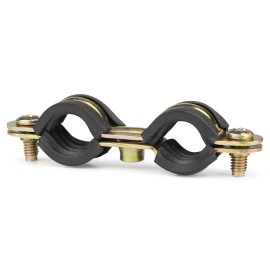 AB-DI - ABRAZADERA DOBLE ISOFONICA M-6. BICROM 22 ( 50 u.)