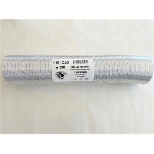 TUBO ALUMINIO COMPACTO (RETR. EN 60 CM) 3M - 100 MM