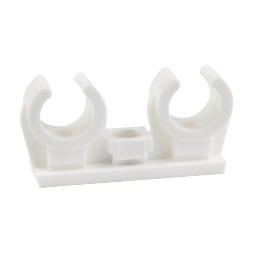 AB-ID - CLIP NYLON DOBLE + CASQUILLO LATÓN M6 16-18 ( 50 u.)