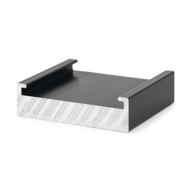GM-N - GALGA DE ALUMINIO PARA MARCO. NEGRO 035 ( 10 u.)