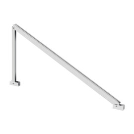TPZ-A - TRIANGULO ABIERTO DE ALUMINIO ANODIZADO PREMONTADO 15º/1750 ( 4 u.)