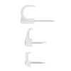 GR-NY BLANCO - GRAPILLA NYLON+CLAVO DE ACERO 140-4X6 ( 100 u.)