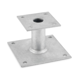 AP-PD - ANCLAJE POSTE DESIGUAL, GALV. CALIENTE 100X100