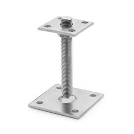 AP-AR - ANCLAJE POSTE REGULABLE,  CINCADO 150X150