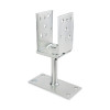 APFUZ -ANCLAJE POSTE U ANCHO REGUL, CINC 71-131X110X10