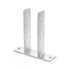 AP-AT - ANCLAJE POSTE  U PARA ATORNILLAR GALV. 071X200