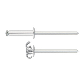 RE-FL - REMACHE ALUMINIO FLOR, CABEZA ALOMADA 4,8X14,5 ( 250 u.)