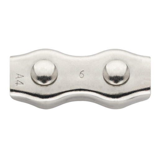 SJ-PD A4 - SUJETACABLE PLANO DOBLE INOX A4 04-05 ( 30 u.)