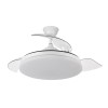 VENTILADOR TECHO CIERZO 4 ASP RETRACT BLANCO
