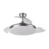 VENTILADOR TECHO CIERZO 4 ASP RETRACT PLATA