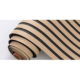 ROLLO ROBLE NATURAL CON FIELTRO NEGRO