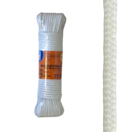 CUERDA NYLON TRENZADO 4 MM BCO