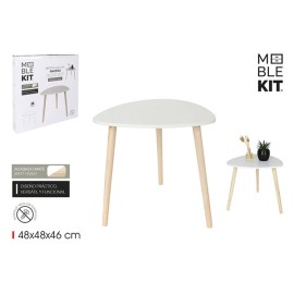 MESA AUXILIAR MADERA BLANCA