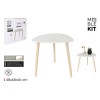 MESA AUXILIAR MADERA BLANCA