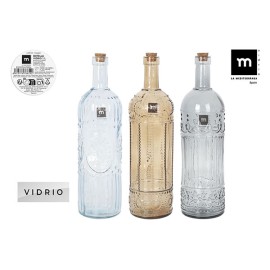 (12 u.) BOTELLA VIDRIO PINTADA SURTIDA
