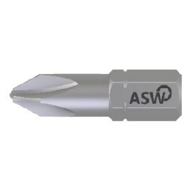 Puntas Philips PH1 x 25 mm cortas ASW profesional