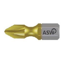 Puntas Philips PH1 x 25 mm cortas ASW profesional
