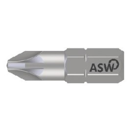 ASW -  PUNTAS PZ POZIDRIV CORTAS PZ 3  x 25 mm. PROFESIONAL