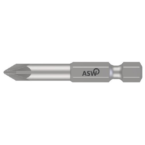 Puntas Pozidriv PZ1 x 50 mm largas torsión ASW