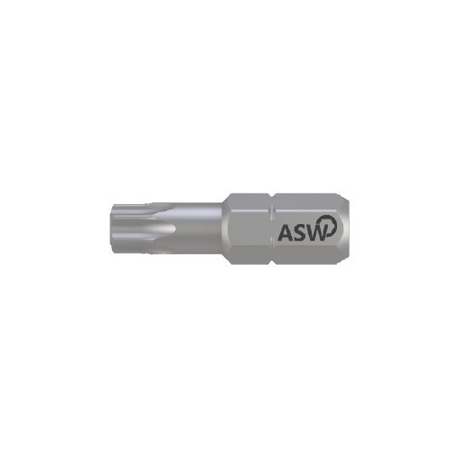 Puntas Torx TX30 x 25 mm cortas ASW profesional