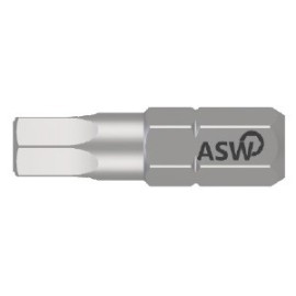 ASW Puntas Hexagonales Cortas HEX 1,5 x 25 mm Profesional