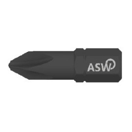Puntas Phillips PH2 cortas 30 mm ASW impacto