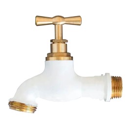 GRIFO JARDIN VINTAGE BLANCO MATE - 3/4-1/2''