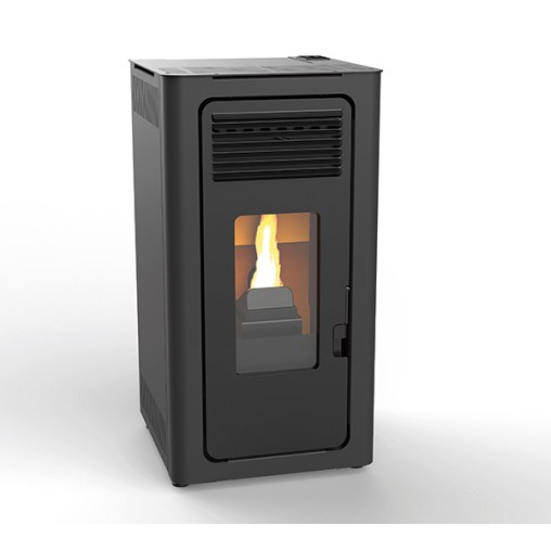 ESTUFA PELLET NEGRA AUDAX - 10 KW