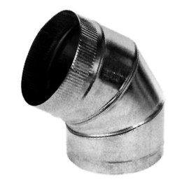CODO ESTUFA GALVANIZADO 70 - 130 MM