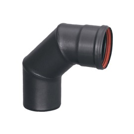 CODO ESTUFA PELLET 88 - 100 MM
