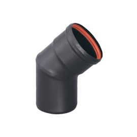 CODO ESTUFA PELLET 45 - 100 MM