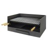 CAJON CON PARRILLA INOX - 61X40X33CM